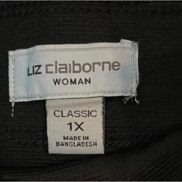 NWOT Liz Claiborne Woman Plus Size 1X Classic Pull on Jeans - Picture 6 of 6